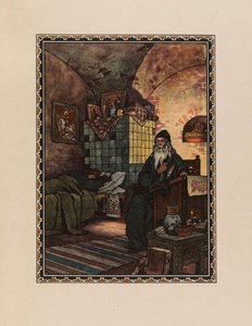 Pimen. Illustration zum Drama Boris Godunov von A. Puschkin, 1927