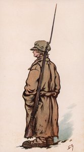Junger Soldat der Roten Armee, Russischer Bürgerkrieg von Boris Vasilievich Zvorykin