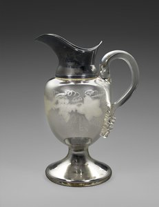 Krug, ca. 1865-1871 von Boston Silver Glass Company