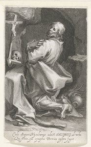 Heiliger Jakobus von Nisibis als Einsiedler von Boëtius Adamsz. Bolswert
