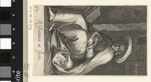 Heiliger Johannes von Lycopolis als Einsiedler in seiner Zelle