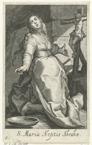 Heilige Maria als Einsiedlerin von Boëtius Adamsz. Bolswert