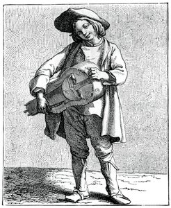 Ein Drehorgelspieler, 1737-1742