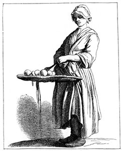 Obsthändlerin, 1737-1742