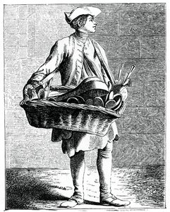 Wer kauft Löffel und Spicknadeln! von Bouchardon