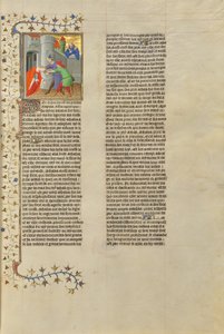 Athaliah, Königin von Juda, aus dem Tempel gezerrt von Boucicaut Master