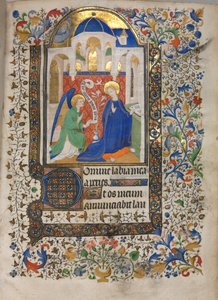Stundenbuch Gebrauch von Paris: Verkündigung