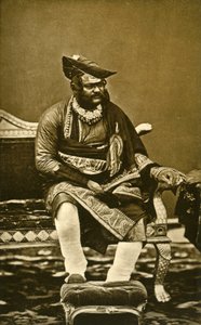 H.H. General Der Maharadscha Sindhia von Gwalior G.C.B., G.C.S.I., ca. 1870, 1901