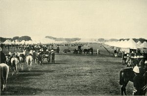 Das Lager des Vizekönigs bei der Kaiserlichen Versammlung, Januar 1877, 1901 von Bourne and Shepherd