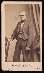 Porträt von Hannibal Hamlin 1809-1891, 1857