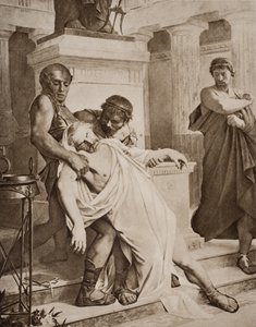 Der Tod des Demosthenes, Illustration aus 