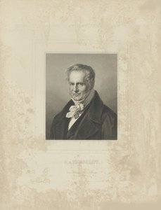 Porträt von Alexander von Humboldt 1769-1859, ca. 1850