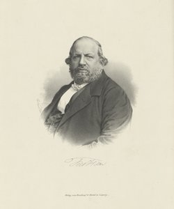 Porträt des Komponisten Ferdinand von Hiller 1811-1885, ca. 1870