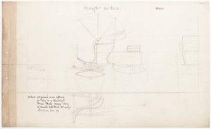 Arbeitszeichnung für Demi-Mail Phaeton, Nr. 20400 von Brewster and Co.