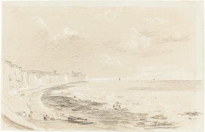 Meeresküstenlandschaft von British 19th Century