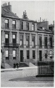 17, Heriot Row, Zuhause von Robert Louis Stevenson und seiner Familie in Edinburgh