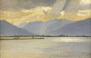 Ein kontinentaler See von British School