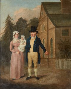 Eine Gruppenporträt von Jasper Ryles und Familie von British School