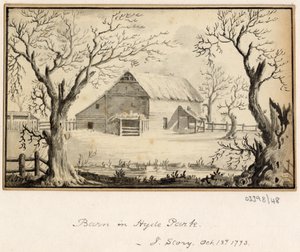 Eine Serie von Skizzen, Ansichten in Großbritannien, dem Kontinent und Amerika 1772-1778 (Aquarell) von British School