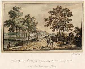 Eine Reihe von Skizzen, Ansichten in Großbritannien, dem Kontinent und Amerika 1772-1778 von British School