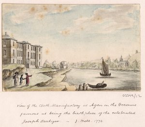 Eine Reihe von Skizzen, Ansichten in Großbritannien, dem Kontinent und Amerika 1772-1778 von British School