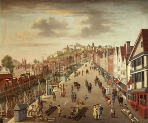 Broad Quay, Bristol, ca. 1760 von British School