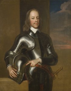 Oberst Adrian Scrope, letzter Gouverneur von Bristol 1649-55 von British School
