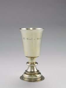 Abendmahlskelch, gefertigt von DR, 1671-1672