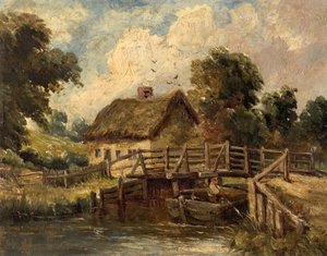 Hütte in der Nähe von East Bergholt, Suffolk von British School