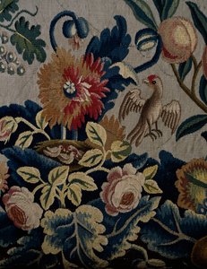Blumenmuster, (Detail) von British School