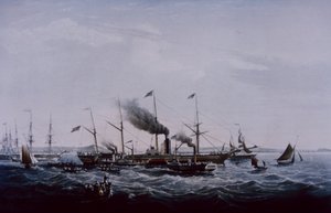 Great Western Dampfschiff, entworfen von Brunel, fertiggestellt in Bristol 1837 von British School