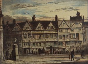 Holborn Bars, gekauft und restauriert von Prudential Assurance Co, ca. 1884