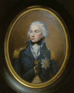 LORD NELSON Horatio, Admiral (1758-1805) Miniaturporträt