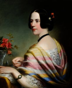 Porträt von Miss Eliza Wilkinson, ca. 1860 von British School