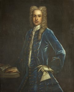 Porträt von Sir John Smyth, 3. Baronet, ca. 1720 von British School