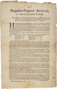 Proklamation an die Offiziere und Soldaten der Kontinentalarmee, 20. Oktober 1780
