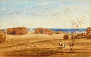 Aussicht auf Horsley Towers, Surrey von British School