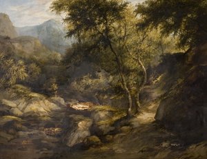Flusslandschaft, Mitte des 19. Jahrhunderts von British School