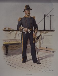 Kapitän der Royal Navy, späte 19. Jahrhundert