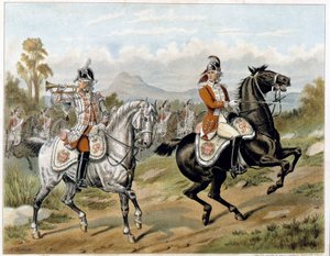 Die 17. Leichten Dragoner (Neue Lanzenreiter), in Amerika 1775 - in 