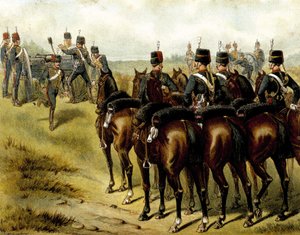Die Royal Horse Artillery - in 