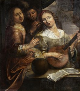 Drei Musiker, ca. 1700 von British School