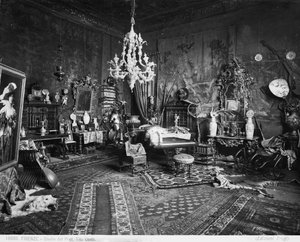 Das Atelier des Malers und Professors Tito Conti, Florenz von Brogi Brogi