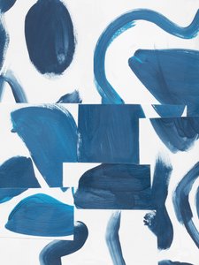 Abstrakte Blaue Formen