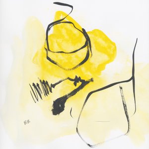 Abstrakte Gelbe Figur