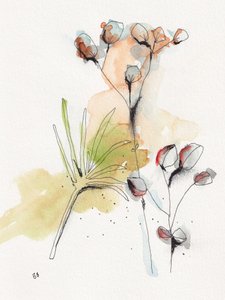 Moderne botanische Studie von Bronwyn Baker