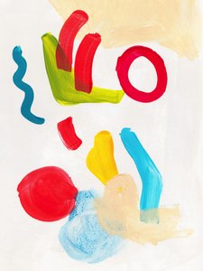 Verspielte abstrakte Formen von Bronwyn Baker