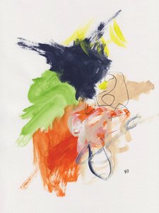 Lebendige abstrakte Gesten