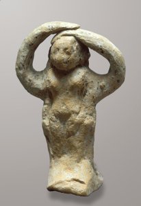 Figur einer Trauernden, aus Azor, Israel