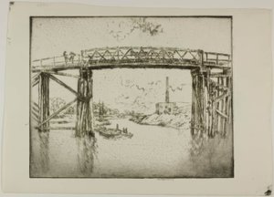 Chicago - Lastkähne am North Branch